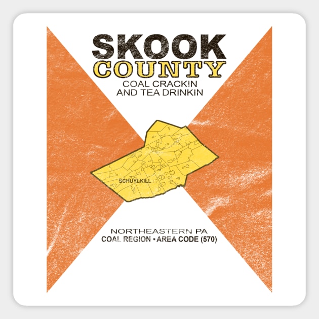 Skook (distressed) Magnet by LazyDayGalaxy